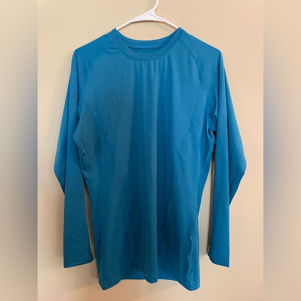 Blue Dry Fit Long sleeve